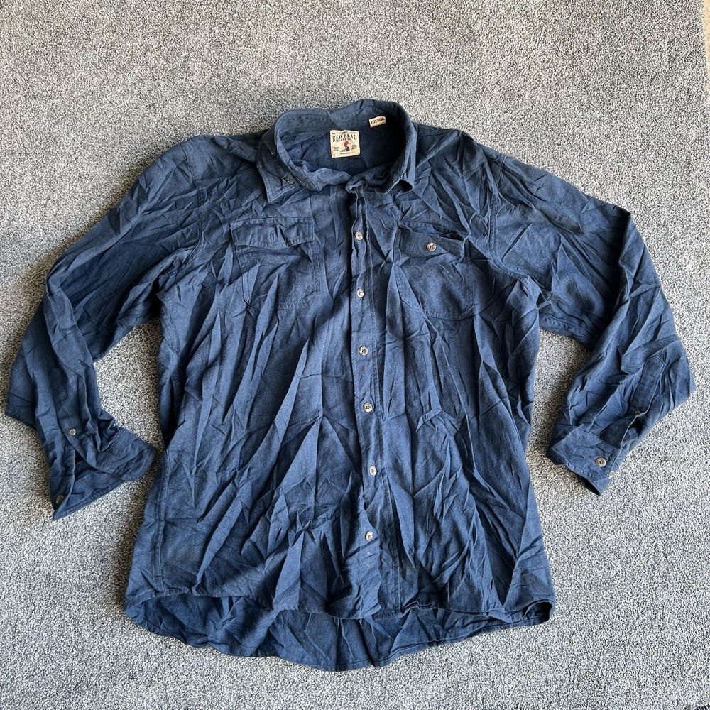 Red Head Brand Co Mens XLT Blue Long Sleeve Button Up Outdoor Shirt